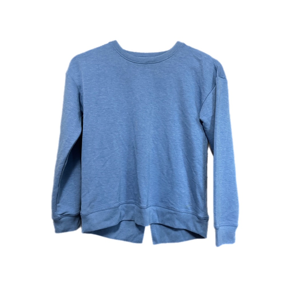 Freely Sweatshirt Womens Large Blue Excellent Split Back Hem Long Sleeve Top